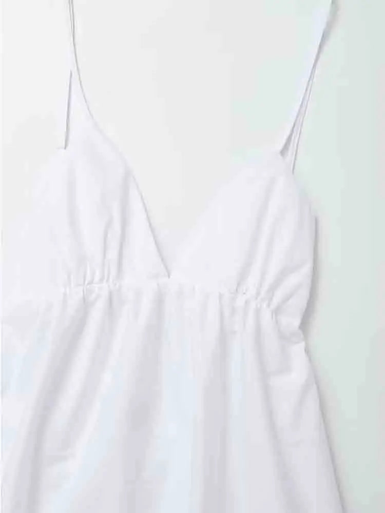 Women's Maxi Dress - Backless Spaghetti Strap - Flowy Relaxed Fit - Elegant Casual Wear
